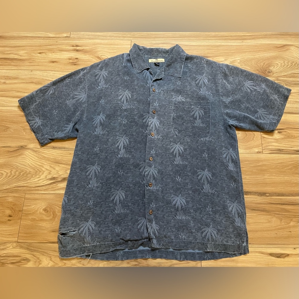 Tommy Bahama Blue Palm Button-Down Shirt